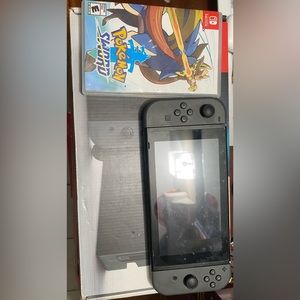 🔥 black nintendo switch with two games🔥